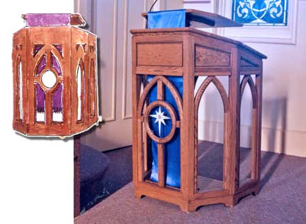 Pulpit illustration and final piece.